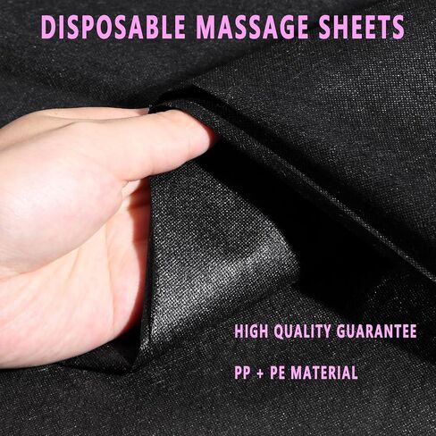 Disposable Bed Sheets 100 Pcs 31" x 71" Massage Table Sheets Non Woven Fabric SPA Bed Cover Breathable for Massage Beauty Tattoos(White) in Kuwait