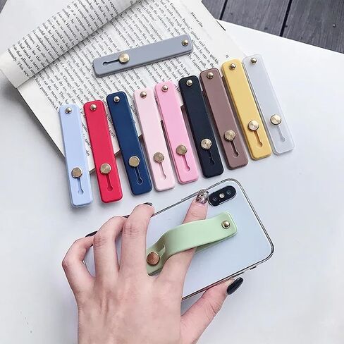 Silicone Phone Ring Holder 4 Pack – Flexible Finger Grip Strap for Back of Phone, Universal Phone Accessories for Loopy Case, iPhone, Android in Saudi Arabia