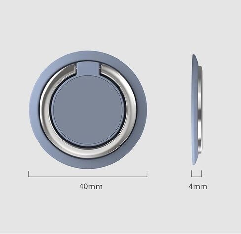 1 pc 360 - Degree Rotating Magnetic Ring Holder: Universally Compatible with Car Mounts and Phone Back Pads（Rose Golder） in Saudi Arabia