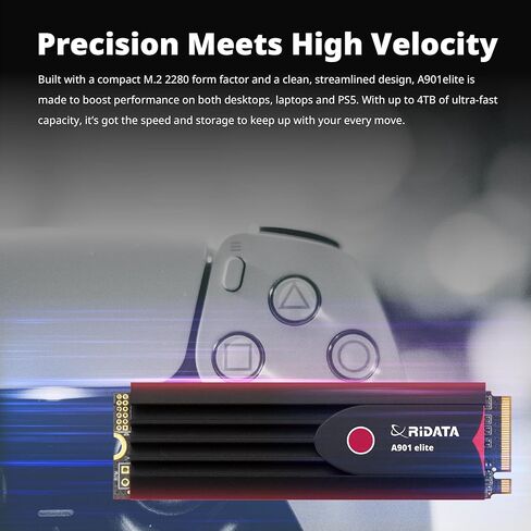 A901ELITE 1TB SLC CACHE NVME 1.4 PCIE Gen 4x4 M.2 2280 SSD محرك الحالة الصلبة الداخلية 3D NAND R/W EPER in Kuwait