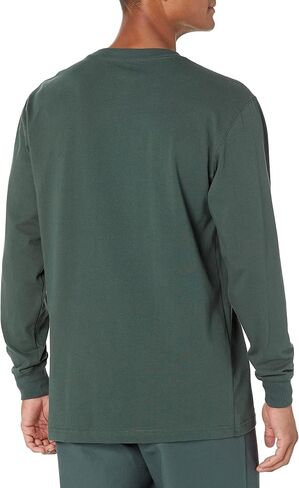Dickies Men's Long Sleeve Heavyweight Crew Neck T-Shirt, Dark Navy in Saudi Arabia