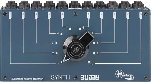 Heritage Audio Synth Buddy, 10x1 Passive Stereo Selector in Kuwait