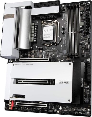 GIGABYTE Z590 Vision D (LGA 1200/ Intel/ Z590/ ATX/Triple M.2/ PCIe 4.0/ USB 3.2 Gen2X2 Type-C/Intel WiFi 6/ Dual 2.5GbE LAN/Intel Thunderbolt 4/ Motherboard) in Saudi Arabia