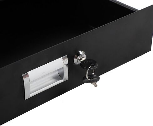 Generic Rack Works Shallow 2U Rack Mount Black Steel DJ Drawer Equipment Cabinet with Lock; 19 Inch Server Cabinet Case Rack Case Suitable for All Kinds of Standard 19-inch Audio Equipment in Saudi Arabia
