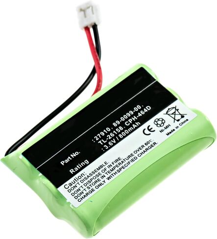 بطارية الهاتف اللاسلكي الرقمي التآزر ، متوافقة مع هاتف VTech 27910 اللاسلكي ، (Ni-MH ، 3.6V ، 700 مللي أمبير في الساعة) in Saudi Arabia