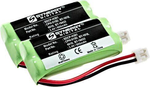 RCA Visys 25212 Cordless Phone Battery-Pack Combo-Pack تشمل: 2 × بطاريات SDCP-H301 in Saudi Arabia