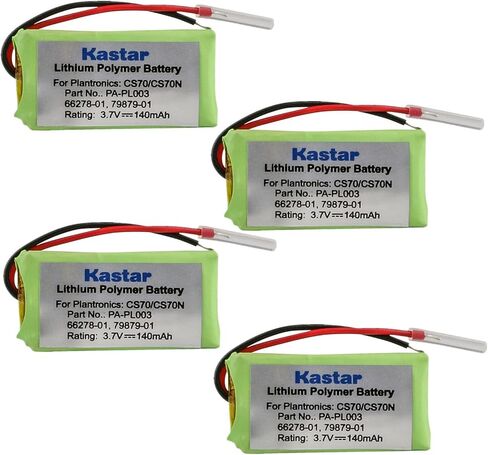 Kastar 1-Pack Battery Replacement for Plantronics 66278-01 79879-01 PA-PL003, Avaya AWH75N AWH75N CS70 CS70N CS70-N, Savi 730, Voyager Pro Voyager Pro HD Voyager Pro UC Voyager Pro+ W730 WH210 in Saudi Arabia