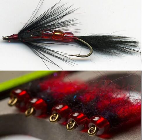 Pack of 200/500/800 Fly Tying Glass Beads for Bead Head Nymphs Red Color 1.5mm/2mm/3mm Beads Innovative Flies Body Accessories in Saudi Arabia