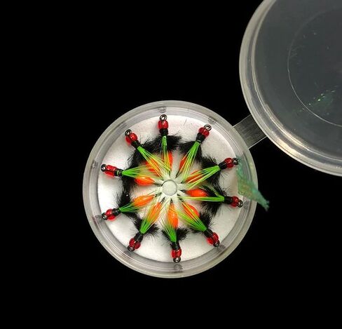 Pack of 200/500/800 Fly Tying Glass Beads for Bead Head Nymphs Red Color 1.5mm/2mm/3mm Beads Innovative Flies Body Accessories in Saudi Arabia