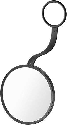 TAILI Shower Mirror Fogless for Shaving with Razor Holder,NO-Drilling & Removable Shower Mirror Fogless Suction,Shatterproof & Waterproof Anti Fog Mirror for Bathroom,Men,Women(Black) in Saudi Arabia
