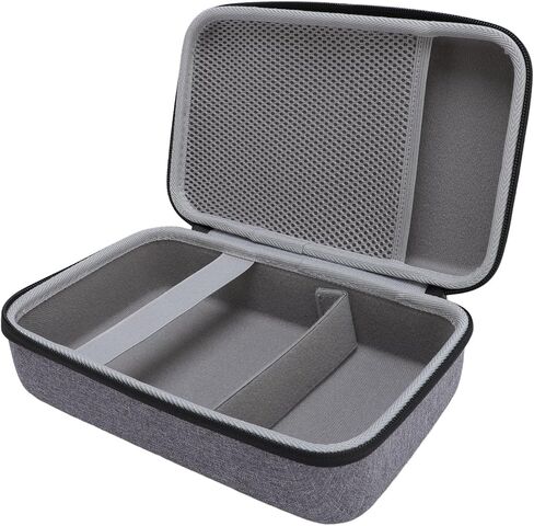 Denash Travel Hard Case ، حقيبة تخزين واقية من Nylon لـ Mini M4 M4 Pro Chip Desktop Computer 2024 Mini Pcs ، مع سحاب مزدوج وجيب شبكة ، مقبض مصنوع يدويًا in Kuwait