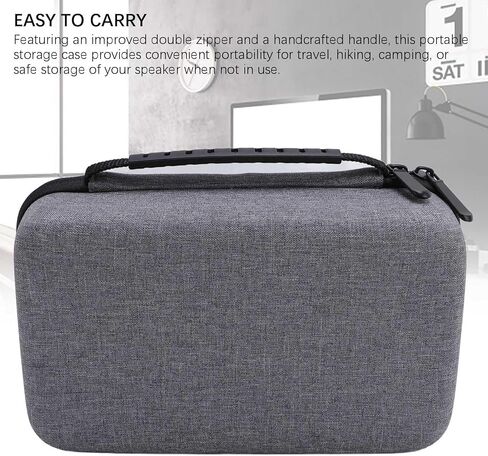 Denash Travel Hard Case ، حقيبة تخزين واقية من Nylon لـ Mini M4 M4 Pro Chip Desktop Computer 2024 Mini Pcs ، مع سحاب مزدوج وجيب شبكة ، مقبض مصنوع يدويًا in Kuwait