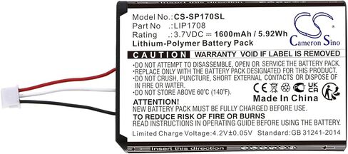 استبدال Elmeko لـ Sony Lip1708 المتوافق مع البطارية ، CFI-1015A ، CFI-ZCT1W ، PS5 Dualsense (1600mAh/3.7v) in Kuwait
