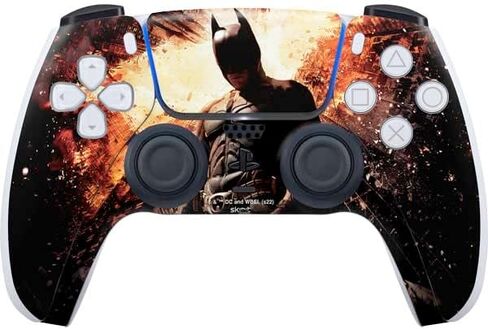 Skinit Skinit Gaming Gaming Skiner مع وحدة تحكم PS5 - مرخص رسميًا لتصميم ملصق فيلم Dark Knight Rises in Saudi Arabia