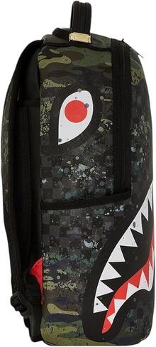 رذاذ Camo Splash T-Rex Backpack ، 18 × 6 × 11.5 بوصة ، كامو ، للجنسين ، جلد فو مقاوم للماء ، مقصورات متعددة ، طبعة محدودة in Kuwait