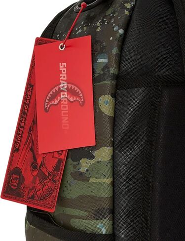 رذاذ Camo Splash T-Rex Backpack ، 18 × 6 × 11.5 بوصة ، كامو ، للجنسين ، جلد فو مقاوم للماء ، مقصورات متعددة ، طبعة محدودة in Kuwait