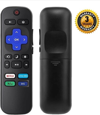 (Pack of 2) Replacement-Remote-Control for Roku-TV,Compatible for TCL Roku/Hisense Roku/Onn Roku/Philips Roku Smart TVs(Not for Roku Stick and Box) in Saudi Arabia