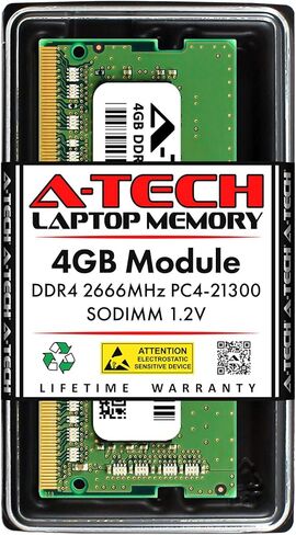 مجموعة A-Tech 16GB (2 × 8 جيجا بايت) RAM لـ Dell Optiplex 7780 ، 7480 ، 5480 ، 3280 All-In-One | DDR4 2666 MHz SODIMM PC4-21300 ترقية الذاكرة in Kuwait