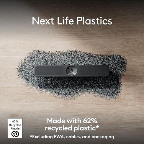 Logitech Meetup 2 All-in-One USB Corner Room Camera ، شريط فيديو مضغوط مع ميزات AI المدمجة ، يعمل مع فرق Microsoft ، غرف التكبير ، Google Meet ، وأكثر من ذلك (متجددة) in Kuwait