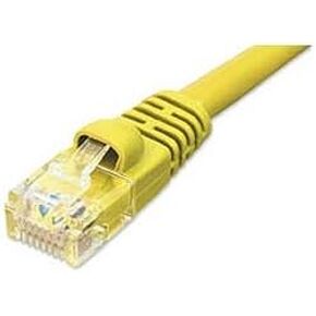 CAT5e Enhanced Patch Cable with Boot 1ft Yellow in Kuwait