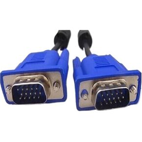 كابل VGA 3+5 كابل VGA الرأس الأزرق 1.5 متر 15-دبوس 15 دبوس كابل كابل VGA HD in Kuwait