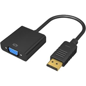 DP إلى VGA محول الكابل تلفزيون جهاز الكمبيوتر كابل اتصال DP إلى VGA Converter Projector HD Cable 0.2m in Kuwait