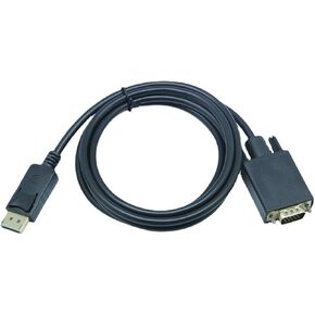 1.8m DP إلى Cable VGA ، منفذ مراقبة إلى كبل محول VGA ، بطاقة الرسومات ، منفذ DP كبير ، قم بالاتصال برقم المراقبة (1.8 متر) in Kuwait