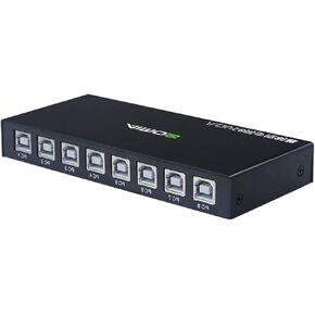 8 -Port USB Synchronizer - DNF Control Control Controller ، USB Keyboard and Mouse KVM Switch/Distributor for Gaming Studios ، Surveillance Surveillan in Kuwait