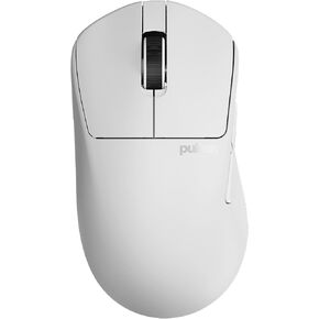 Pulsar Gaming Gears X3 Wireless Gaming Mouse, Ultra Lightweight (1.94 oz/55g), Hybrid Ergonomic, Optical Switch, 32000 DPI, 750 IPS, XS-1 Sensor, 8k Compatible (Left-Handed, Medium, White) in Kuwait