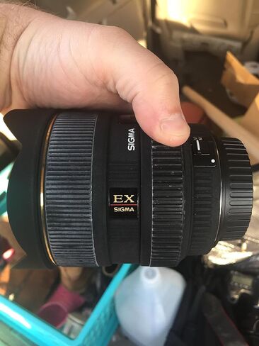 Sigma 12-24mm f/4.5-5.6 ex dg إذا كان HSM عدسة تكبير الزاوية الفائقة الزاوية HSM لكاميرات Canon SLR in Saudi Arabia