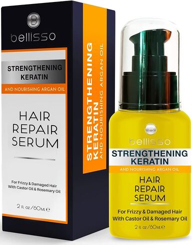 Tea Tree Oil Hair Serum - Moisturizer Treatment for Fighting Dandruff and Repair Dry, Damaged Hair and Itchy Scalp - Care and Styling Products for Women and Men - With Anti Frizz Keratin for Shine in Kuwait