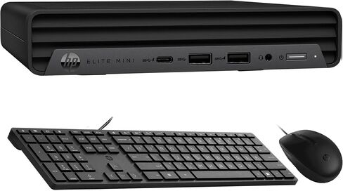 HP Elite Mini 600 G9 MFF Business سطح المكتب ، Intel 16-Core I7-13700T ، 64GB DDR5 RAM ، 2TB PCIE SSD ، WiFi 6 ، Bluetooth ، RJ-45 ، Type-C ، HDMI ، DisplayPort ، KB and Mouse ، Windows 11 Pro ( in Kuwait