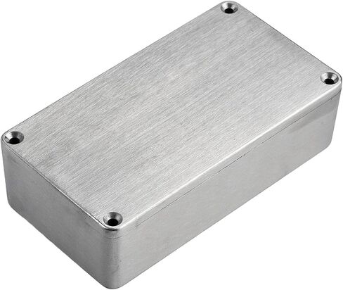 Aluminum Enclosure Electronic Project Box Case Metal Electric Instrument Case Enclosure Box Silver for Instrument(1590BB （120x95x35mm）) in Saudi Arabia