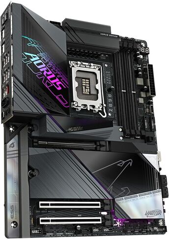 GIGABYTE Z890 AORUS Master Motherboard - Supports Intel Core Ultra (Series 2) CPUs, 18+1+2 Phases VRM, up to 9500MHz DDR5 (OC), 2xPCIe 5.0 + 3xPCIe 4.0, Wi-Fi 7, 10GbE LAN, Thunderbolt 4 in Saudi Arabia