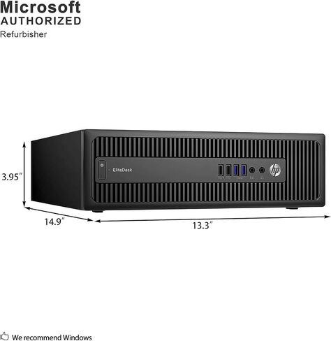 HP EliteDesk 800 G1 SFF Intel Core i7-4770 3.40Ghz 16GB RAM 240GB SSD and 3TB HDD Windows 11 (Renewed) in Saudi Arabia