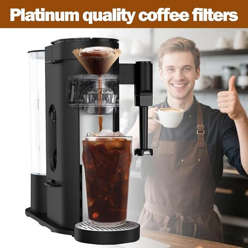 Palksky 150PCS Disposable Coffee Filters for Ninja PB051/PB041 Makers, Premium Replacement Paper Filter for Ninja Pod & Grounds Specialty Single-Serve, Enhance Flavor & Reduce Bitterness in Saudi Arabia