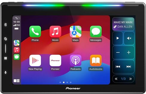 Pioneer DMH-WT6000NEX 10.1 "جهاز استقبال DIN الرقمي متعدد الوسائط مع بلوتوث (تم تجديده معتمد) in Saudi Arabia