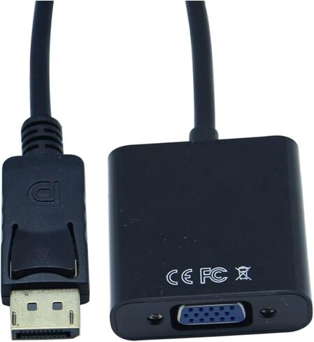 DP إلى VGA محول الكابل تلفزيون جهاز الكمبيوتر كابل اتصال DP إلى VGA Converter Projector HD Cable 0.2m in Kuwait