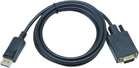1.8m DP إلى Cable VGA ، منفذ مراقبة إلى كبل محول VGA ، بطاقة الرسومات ، منفذ DP كبير ، قم بالاتصال برقم المراقبة (1.8 متر) in Kuwait