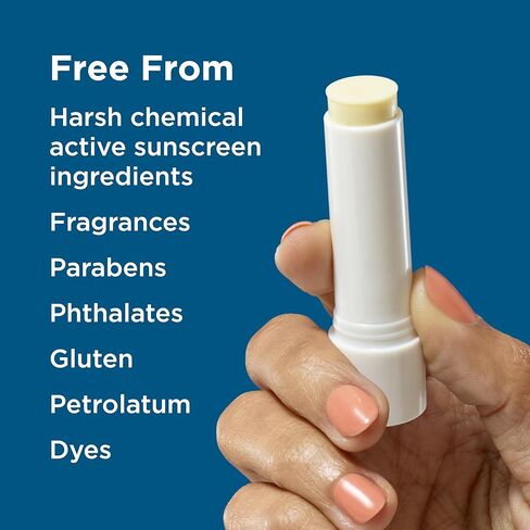 (260 مل) - واقي من أشعة الشمس يحتوي على عناصر معدنية للبشرة الحساسة من بلو ليزارد - بدون مواد كيميائية - حماية من الأشعة فوق البنفسجية فئة A والأشعة فوق البنفسجية فئة B، 260 مل in Kuwait