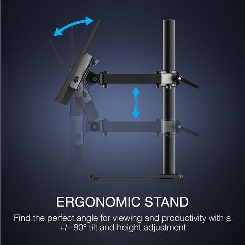 Packard Bell Airframe Workstation - 2x 21 FHD Switors ، Fesa Mount ، 1920x1080 ، Ultrawide ، Tilt Adjust ، HDMI/VGA ، إطار نحيف ، للمنزل ، المكتب ، والألعاب الخفيفة (متجددة) in Kuwait
