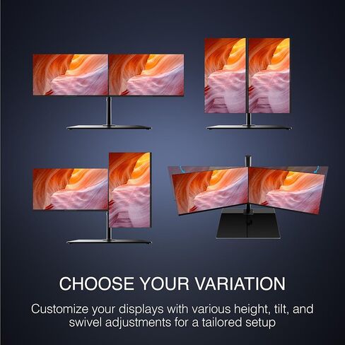 Packard Bell Airframe Workstation - 2x 21 FHD Switors ، Fesa Mount ، 1920x1080 ، Ultrawide ، Tilt Adjust ، HDMI/VGA ، إطار نحيف ، للمنزل ، المكتب ، والألعاب الخفيفة (متجددة) in Kuwait