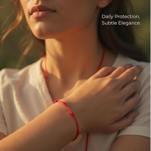 Magic Allure 7 Chakra bracelet Handmade Red Cord with crystal beads. Perfect for spiritual balance, healing and aligning energy. Yoga Gifts. Adjustable Cord for Adults, Women and Men. in Saudi Arabia