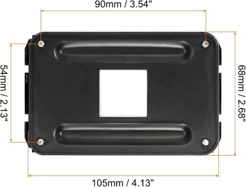 AM4 Backplane CPU Cooling Bracket Heatsink Bracket Cooling Mounting Sheet Plate Durable with 4 Screws Black for AM4 Motherboard Socket in Saudi Arabia