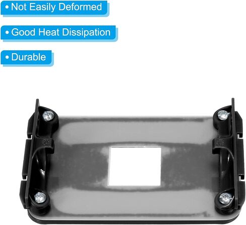 AM4 Backplane CPU Cooling Bracket Heatsink Bracket Cooling Mounting Sheet Plate Durable with 4 Screws Black for AM4 Motherboard Socket in Saudi Arabia