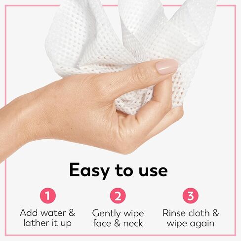اولاي اقمشة تنظيف الوجه 4 في 1 من ديلي ديبلي كلين تعمل بالماء 33 قطعة (عبوة من 5 قطع) in Kuwait