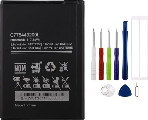 New Rechargeable Battery C775443200L Compatible with BLU C5L C050 C5 2019 C110L C110 with Tools in Saudi Arabia