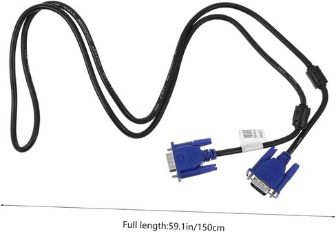 2PCS VGA إلى كابل VGA لرصد الكمبيوتر والجهاز الذكور للذكور كمبيوتر محمول متوافق مع الذكور عالي الدقة و HDTV in Saudi Arabia