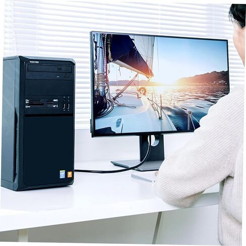 2PCS VGA إلى كابل VGA لرصد الكمبيوتر والجهاز الذكور للذكور كمبيوتر محمول متوافق مع الذكور عالي الدقة و HDTV in Saudi Arabia