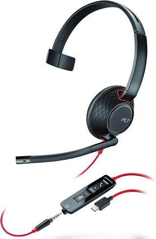 Poly Blackwire C5210 Mono USB-C/A & 3.5mm Headset in Saudi Arabia